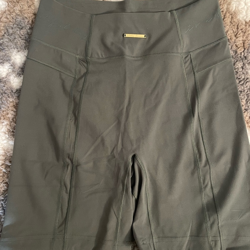 Whitney Simmons mesh shorts